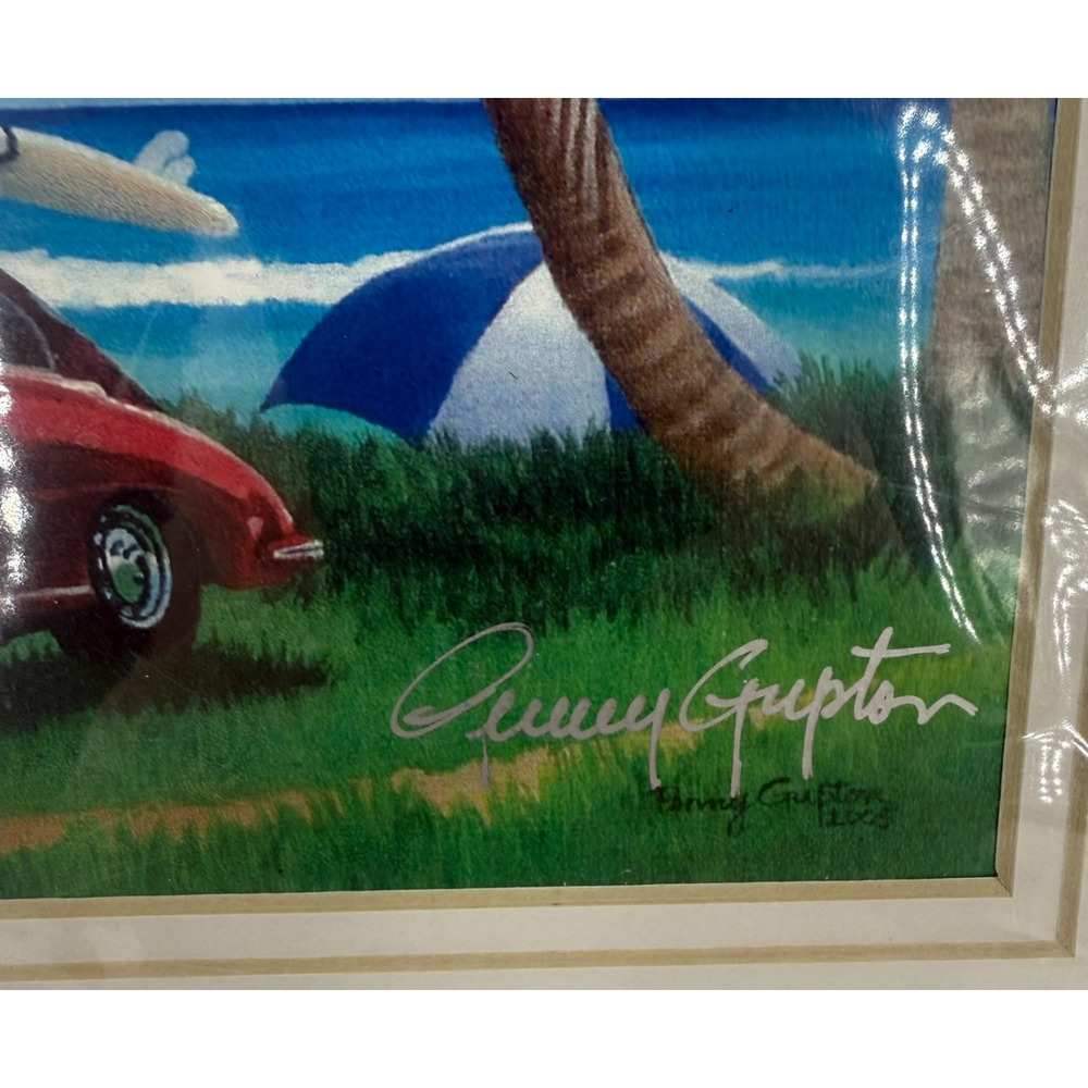 Penny Gupton Life Is Good Watercolor Print Signed 2000 Matted 14x11 W/Certificat - Picture 2 of 9